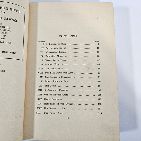 The X Bar X Boys Nugget Camp James Cody Ferris 1928 Grosset & Dunlap Hardcover - Picture 6 of 16